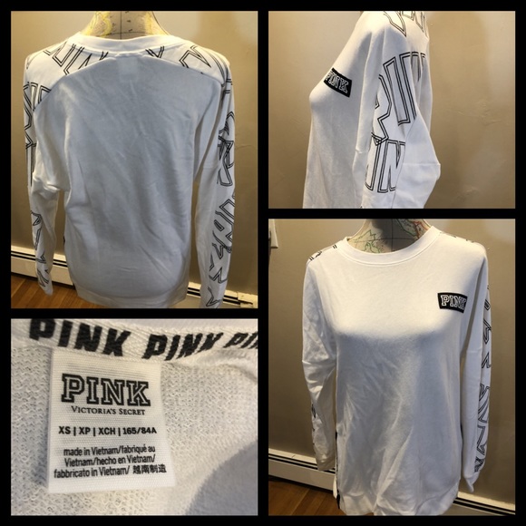 PINK Victoria's Secret Tops - Like New PinkVictoria’sSecret CrewNeck Sweatshirt